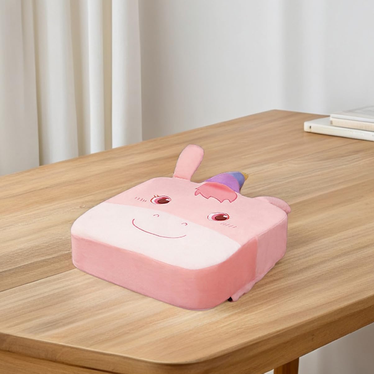 BESTYASH Cuscino Alzasedia Spessore con Base Antiscivolo Rialzo Sedia per da Pranzo Imbottitura Morbida e Portatile per Studenti Facile da