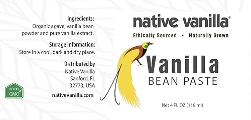 Miniatura 8 de Native Vanilla - Pasta de vainilla pura totalmente natural 4 onzas líquidas para el chef casero para cocinar hornear y hacer postres