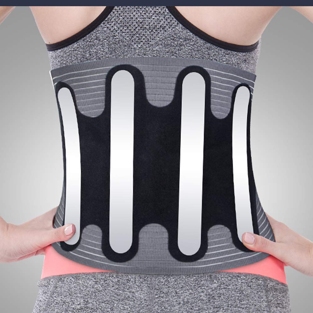 Correa de Cintura Lumbar, Cinturón de Soporte Lumbar, Faja Lumbar para Espalda para Hombres y Mujer, Aliviar el Dolor y Prevenir Lesiones,XL