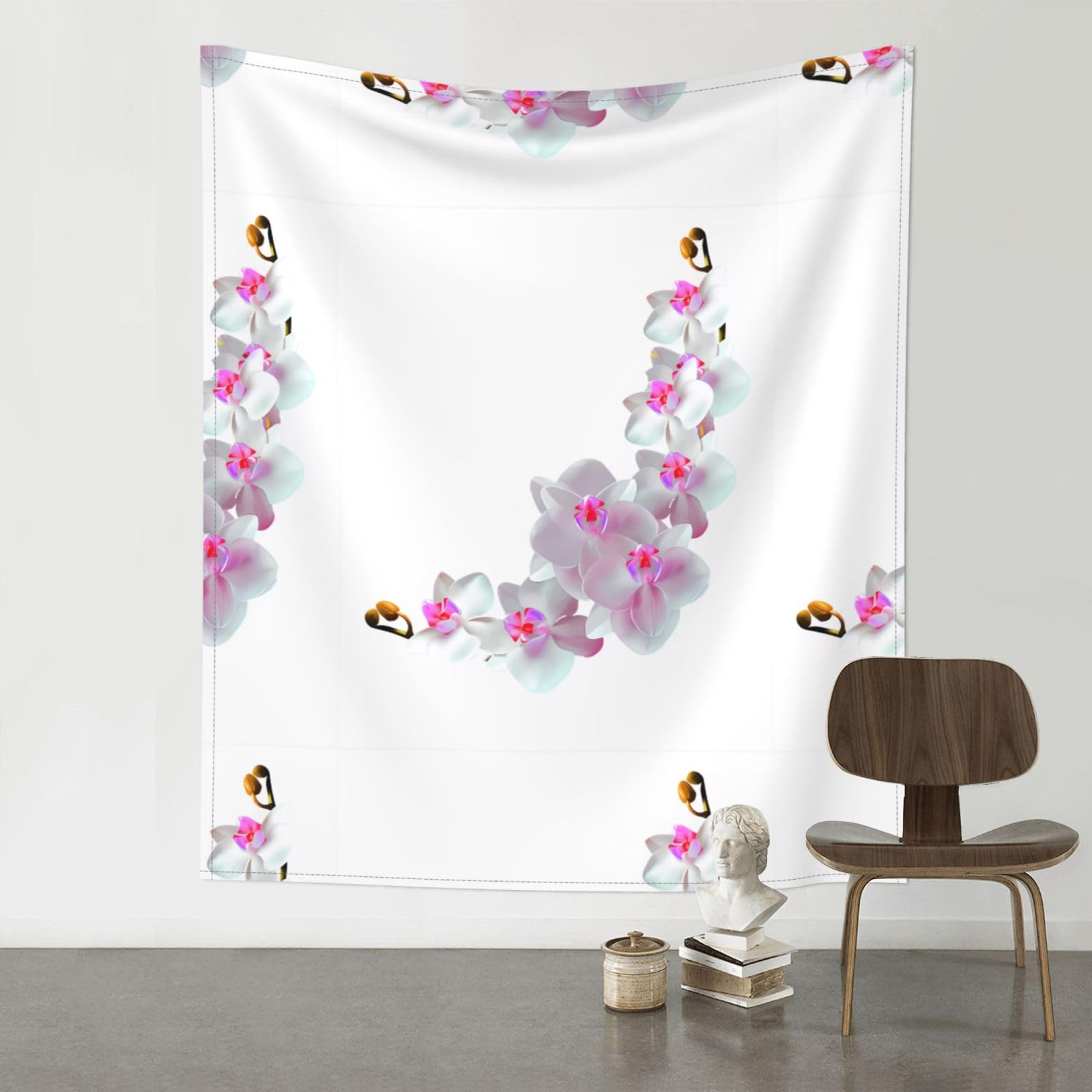 WHJSSF Cherry blossoms (1) Prints Wall Tapestry 60x51in - Boho Decor Throw for Bedroom, Dorm, Picnic & Outdoor Adventures