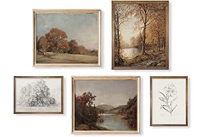 Chic French Fall Picture Collage: A Rustic Autumnal Tapestry for Your Abode