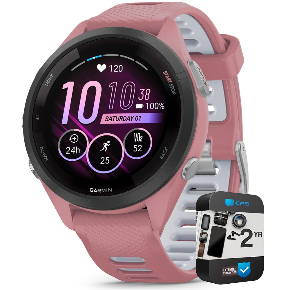 Amazon.com: Garmin 010-02810-05 Forerunner 265S GPS Smartwatch