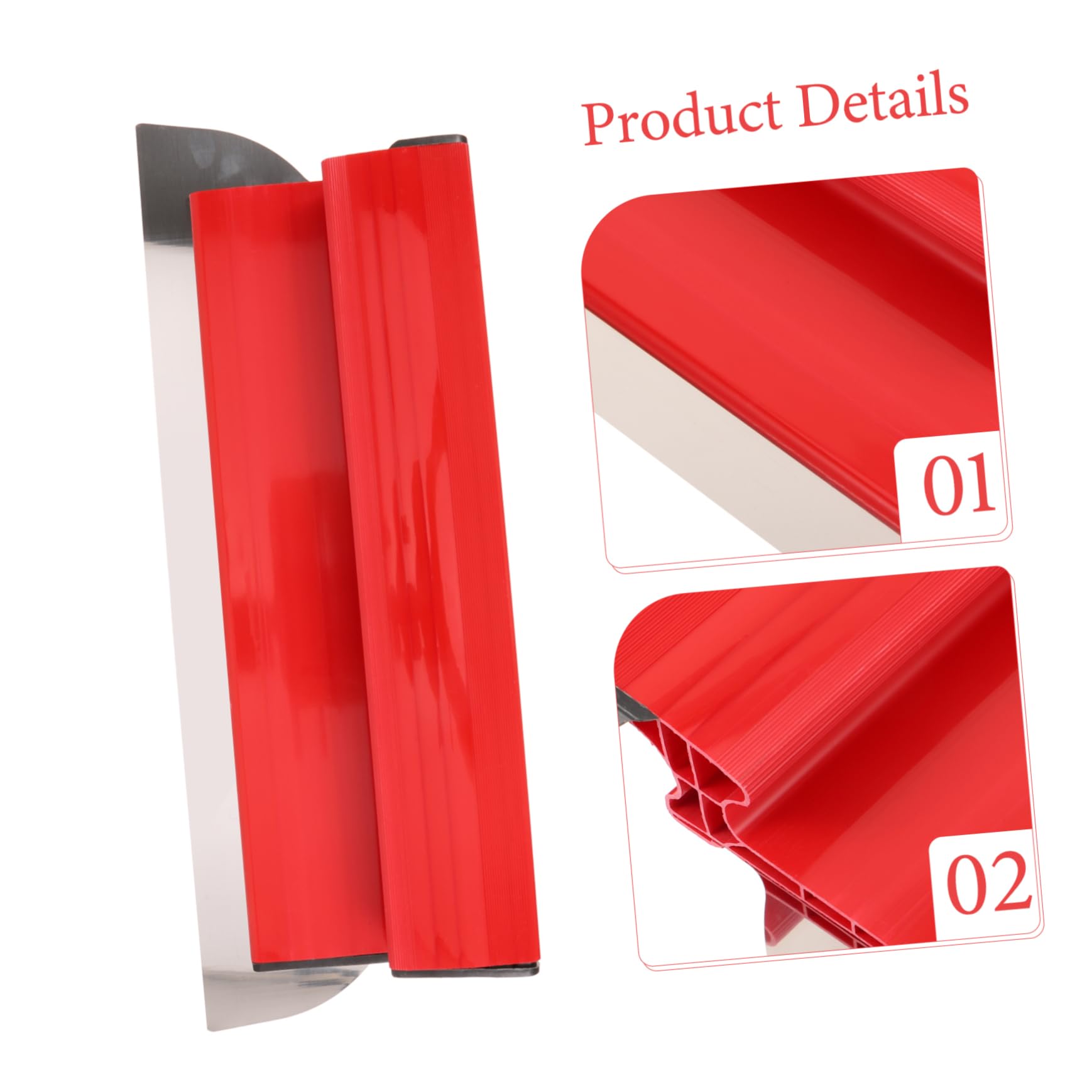 Homoyoyo Set in Acciaio Inox per Cartongesso di Spatola Lisciatrice per Lisciare Stucco e Finitura Pareti in Casa