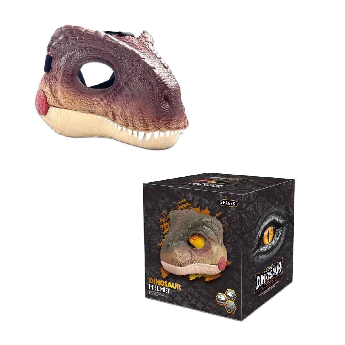 Máscaras de dinosaurios creativas y divertidas