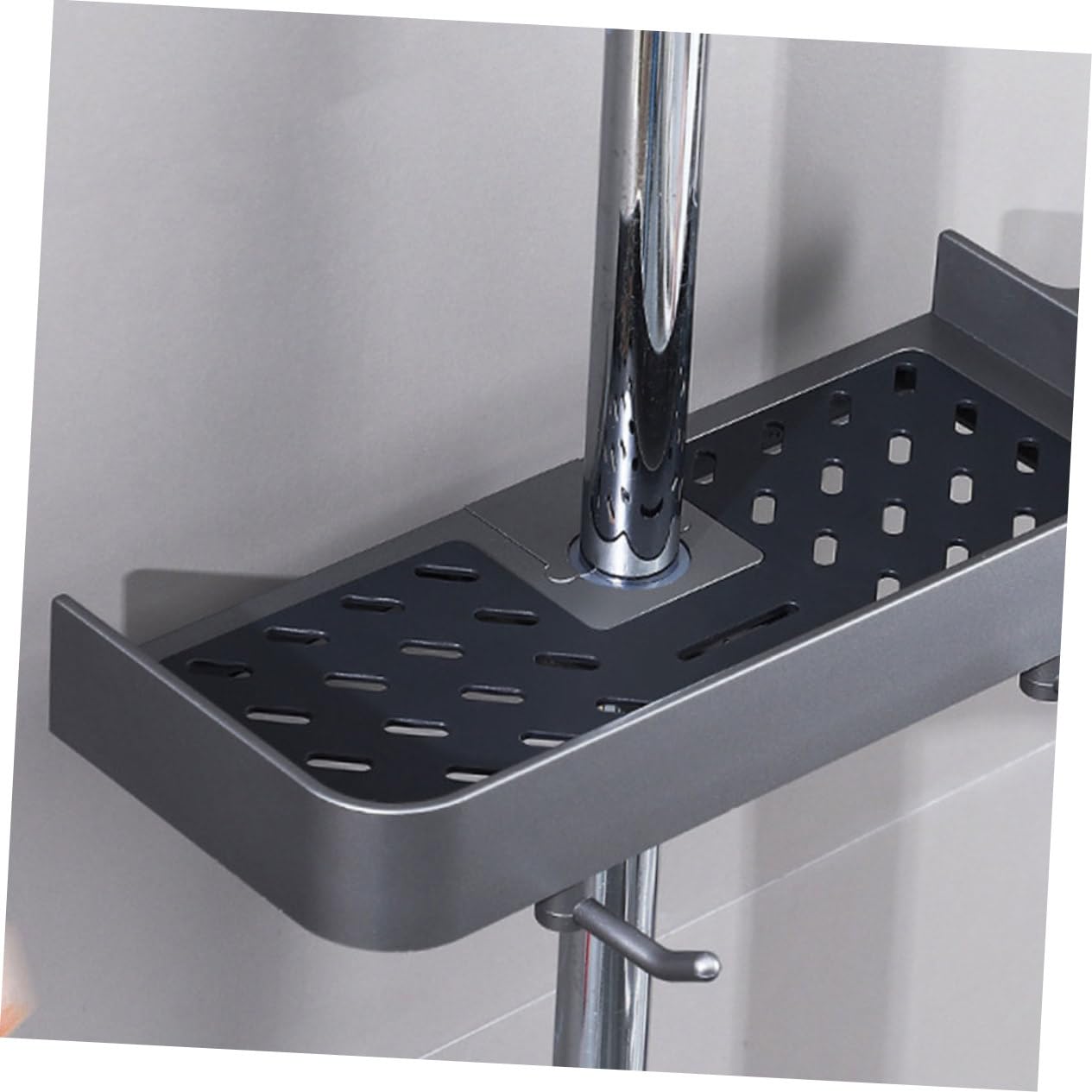 Alipis 4 Mensole Porta Sapone Da Doccia Porta Shampoo Organizer Per Doccia Elegante Senza Foratura Stile Moderno