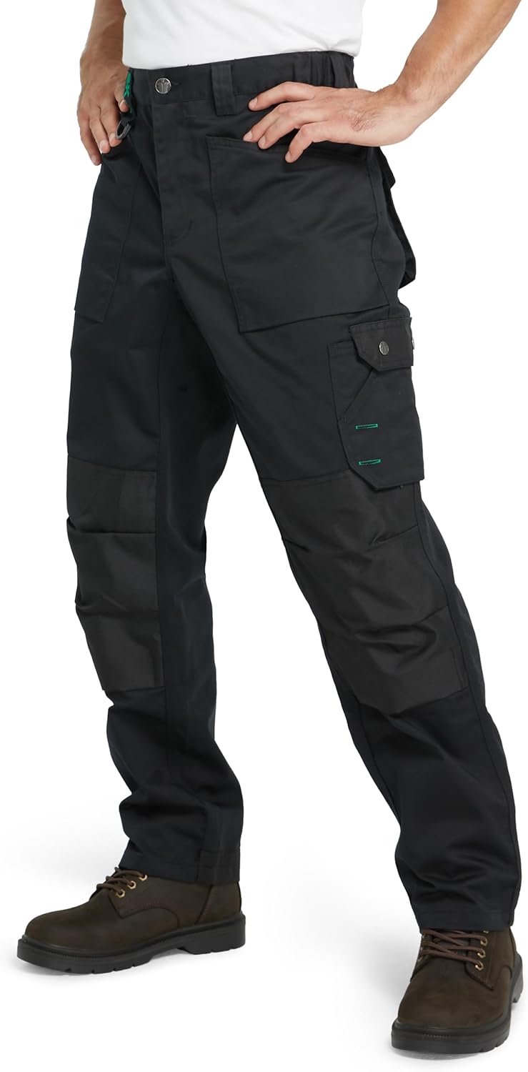 SKPRO Men's Work Pants with Knee Pads - Knee Pad Pockets Carpenter Pants, Construction Workwear Safety Cargo Trousers - Image 2