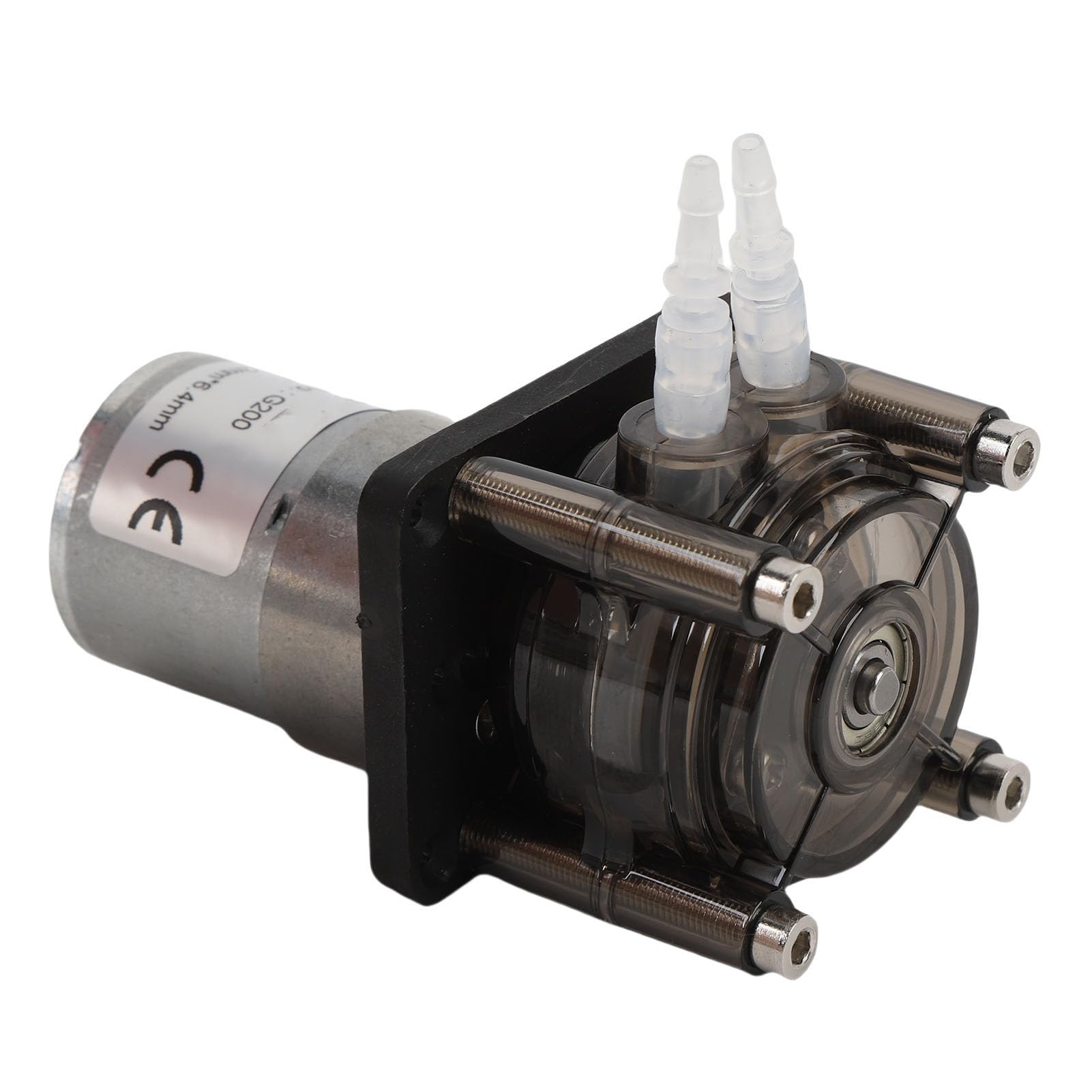 Generic Pompe Péristaltique à Faible Débit, Moteur brossé à Courant Continu, Petite Pompe Doseuse pour Aquarium, Utilisation en Laboratoire, Acier Inoxydable ABS 200 Ml/min (12V)