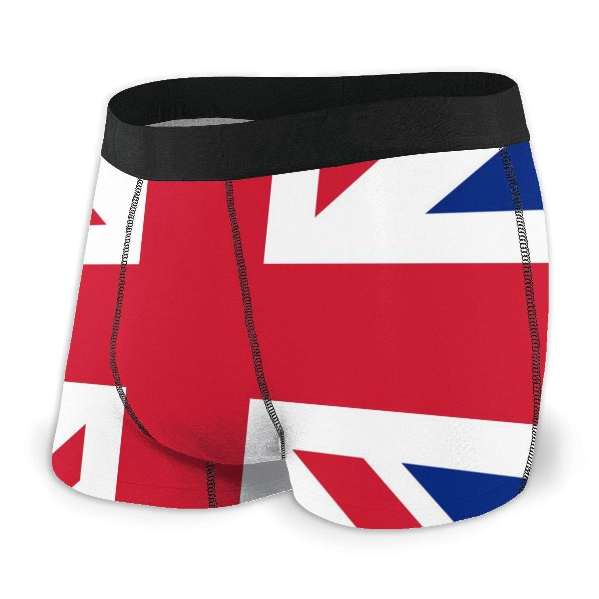 Gqwjksz Men's Black Boxer Brief Flag Of England Flag 2 Novelty Print Underwear With Pouch
