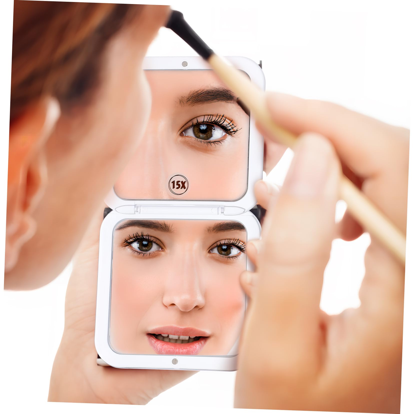Healeved 3 Pezzi Di Trucco Da Viaggio Per Borsetta Quadrata Compatta