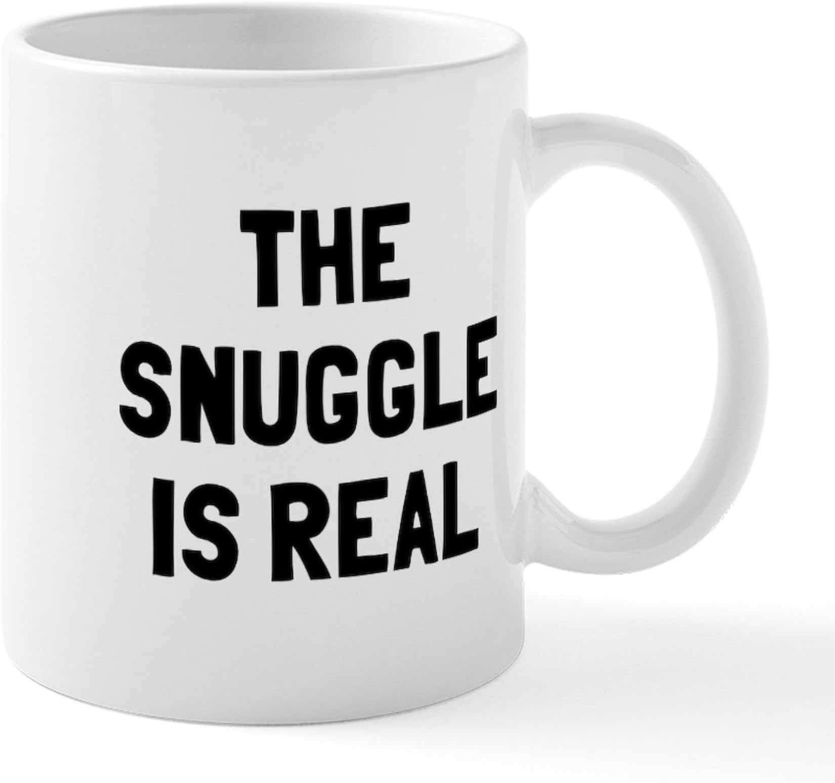 CafePress The Snuggle Is Real Mug 11 oz (325 ml) Ceramic Coffee Mug