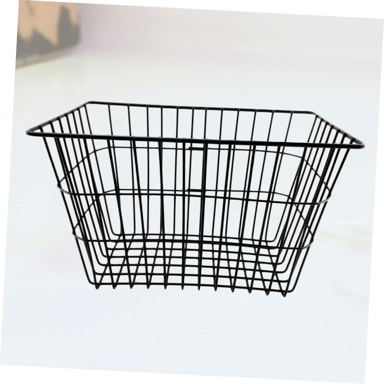 SUPVOX Front Handlebar Storage Basket for Bicycles Durable Bike Accessories with Design Easy Tool Attachment for Leisurely Rides and Essential Bike Container