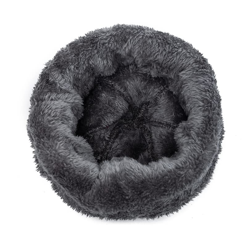 Sombreros unisex de invierno para hombres y mujeres Gorro de esquí cálido para decoración de letras con forro térmico, azul marino, Talla única