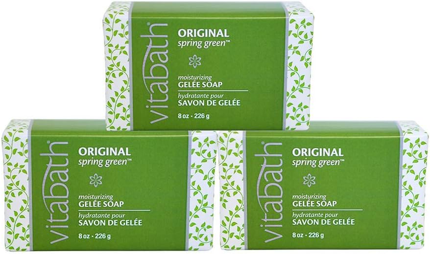 Vitabath Bath and Shower Gel, Green Apple and Lily, 12