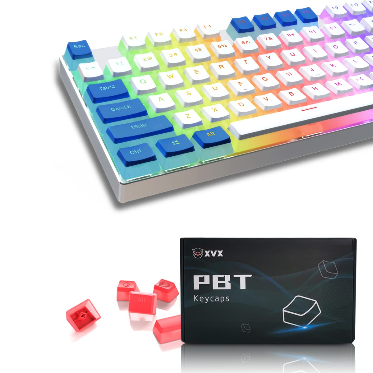 Buy XVX Pudding Keycaps PBT Keycaps, 165 Key Set keycaps 60 Percent