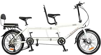 Amazon | 二人乗りみタンデム自転車 二人で乗れる 20インチ メカニカル