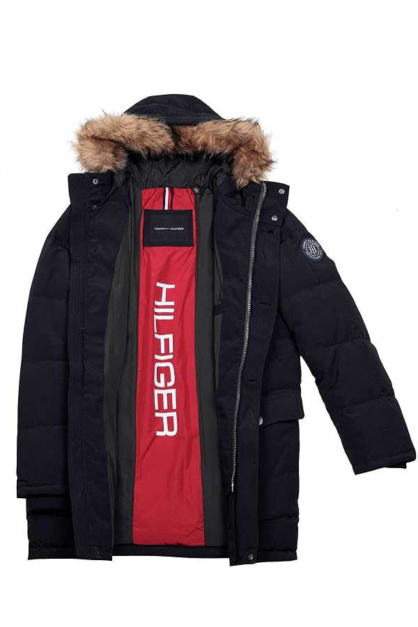 Tommy Hilfiger Men's Arctic Cloth Heavyweight Performance Parka, Navy, 5X by Tommy Hilfiger - Image 4