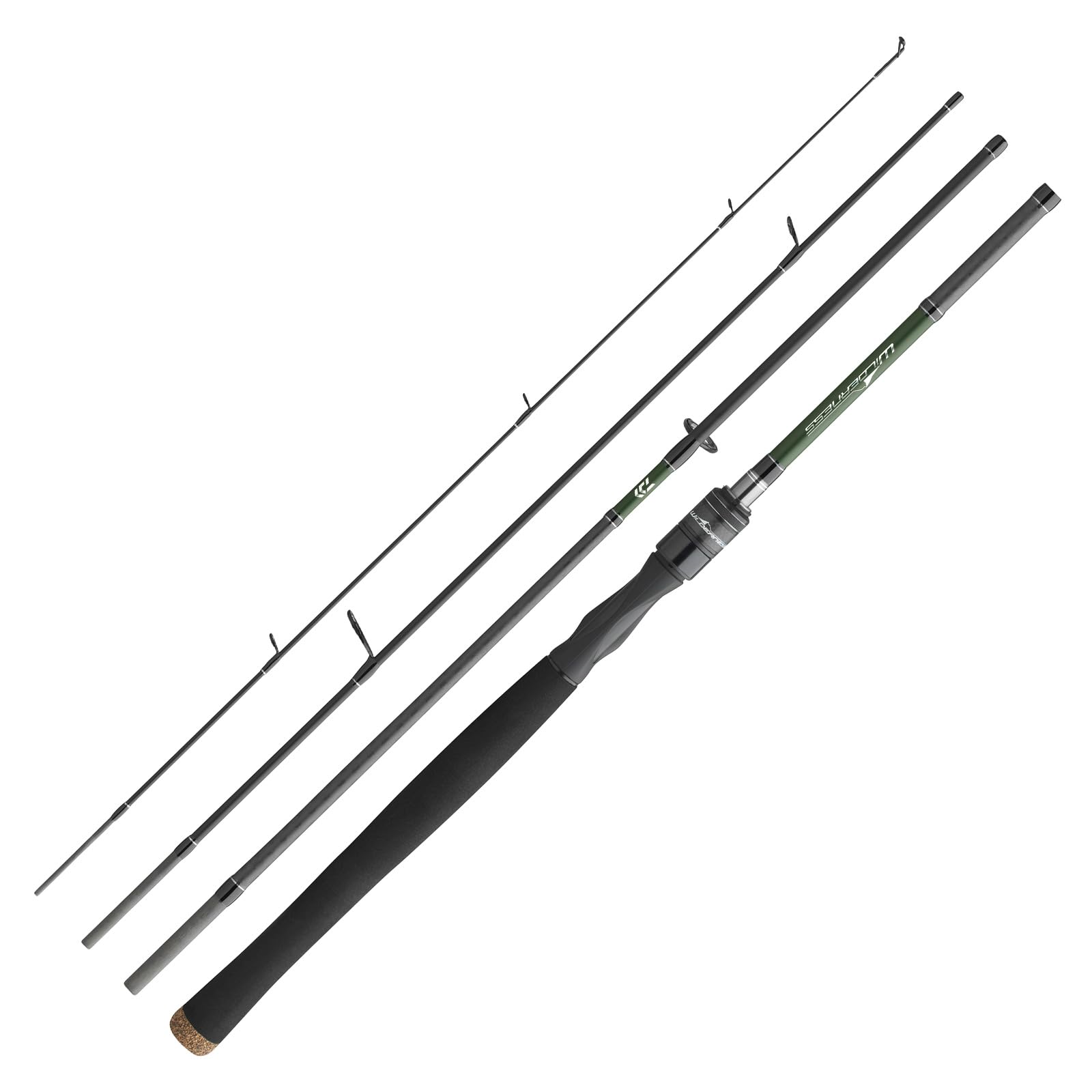 DAIWA Wilderness Travel, lunghezza 2,15 m, peso lancio: 5,1-15 g, canna da pesca spinning con punta solida