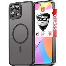 DpS for T-Mobile Revvl 8 Pro Case, Magnetic with Screen Protector, [Military Grade Protection] [Compatible with Magsafe] Shockproof Protective Phone Magnetic Case. Black, T-Mobile Revvl 8 Pro