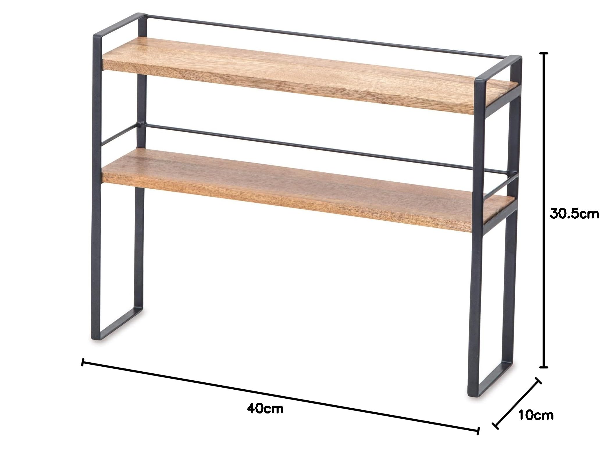 Amazon.co.jp: ポッシュリビング デスクラック 40×10×30.5cm 41324