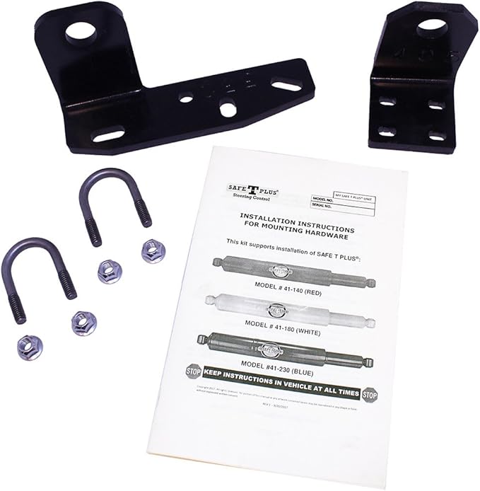 SafeTPlus RV Steering Stabilizer Mounting Kit (Model E