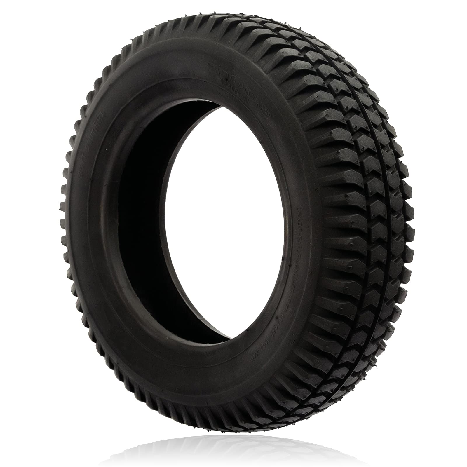 SPARES2GO Pneumatico 3.00 x 8 Pneumatico Mobilità Scooter Block Battistrada 300x8 3.00x8 8 8" Rim x 2