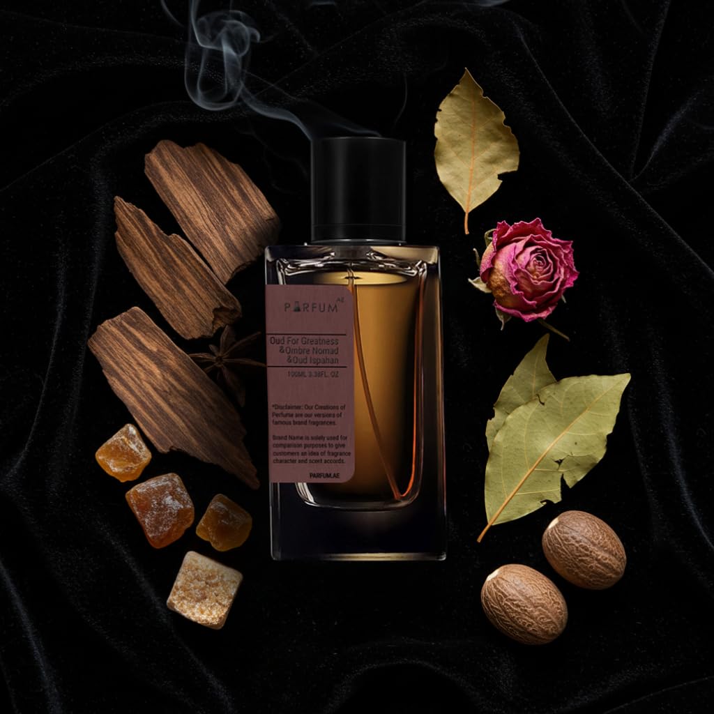 Tripe Oud Mixology Eau de Parfum - Mixture of Nomad, Ispahan and Int and Oud For Greatness, Unisex Perfume 3.4 Fl Oz (100ml) - Image 4