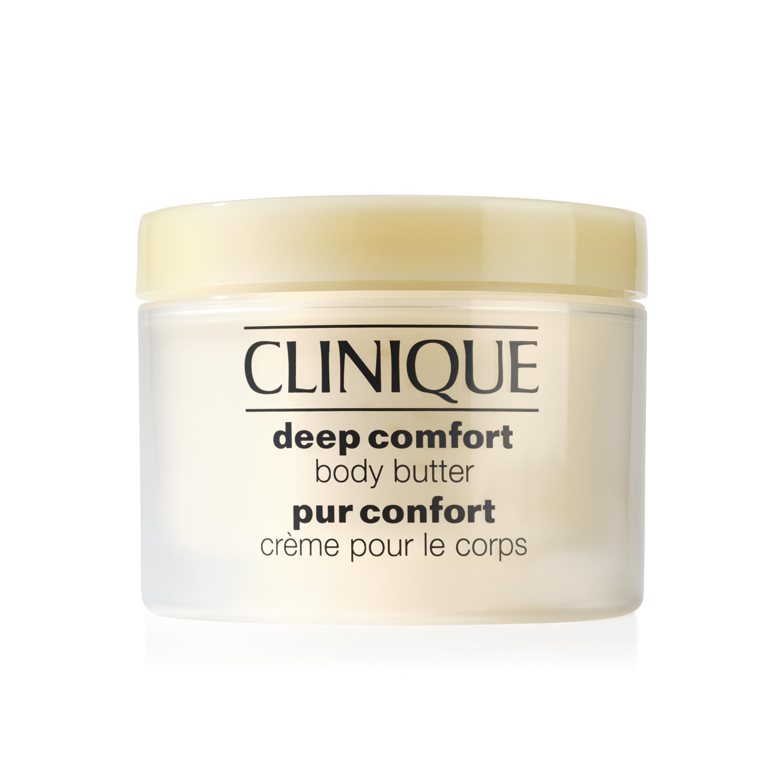 Clinique Deep Comfort Crème pour le Corps à l'Acide Hyaluronique, Beurre de Karité + Glycérine, 200 ml