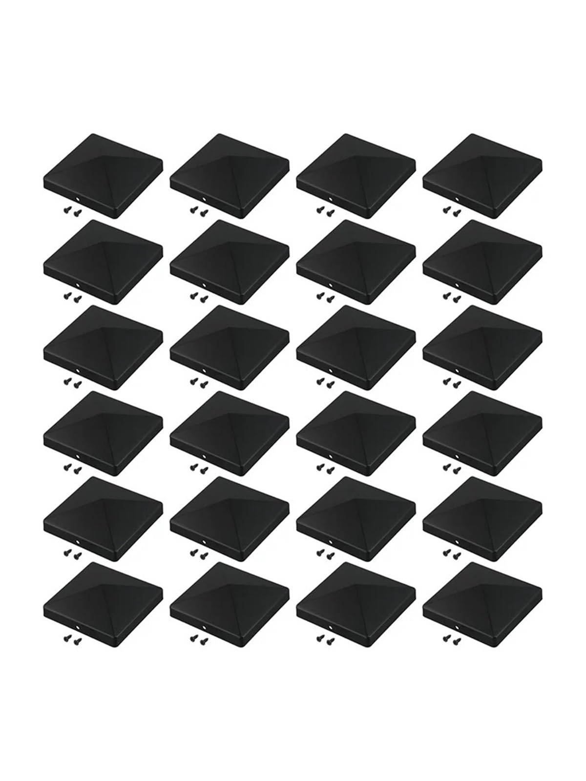 Recinzione for Pali Da 24 Pezzi 4x4 Pollici Installazione Semplice