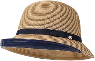 Sunshade Cool Hat Versatile Bucket Grass Weave Fisherman | Ladies Retro Short Woven Contrast Black Ribbon Decor Breathable Foldable Vacation Daily