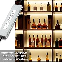 Vista 5 de Controlador LED de 150 vatios 100-264 V CA a 24 V CC 6.25 A fuente de alimentación impermeable transformador de bajo voltaje convertidor ultrafino