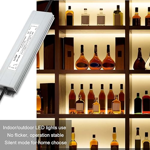 Miniatura 5 de LLTOP Controlador LED de 150 vatios 100-264 V CA a 24 V CC 6.25 A fuente de alimentación impermeable transformador de bajo voltaje convertidor