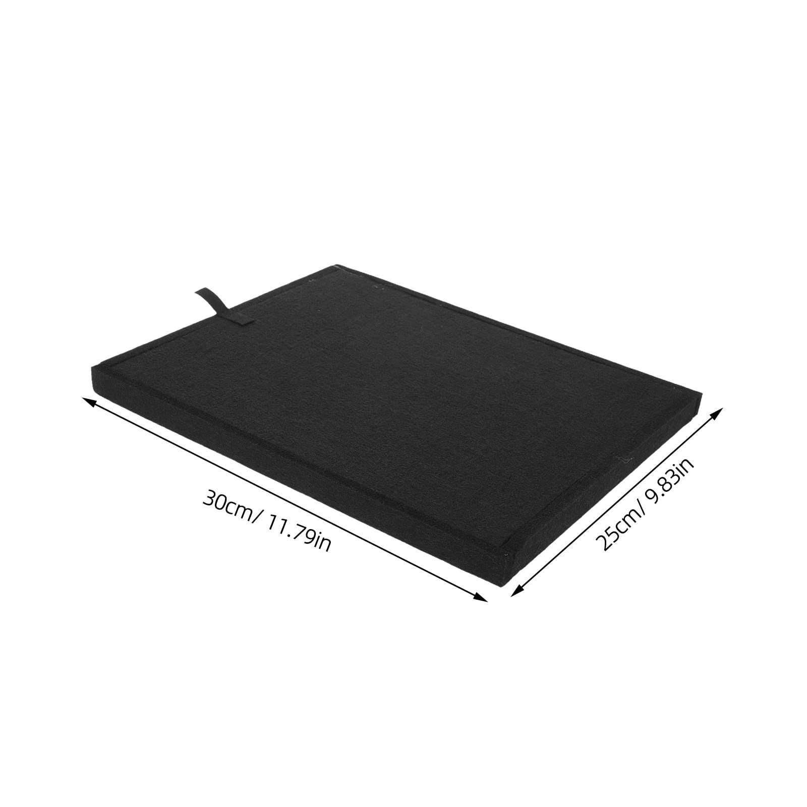 Uonlytech Filz Puzzletablett 6 Stück-Pack Stapelbar Schwarz für Teilen