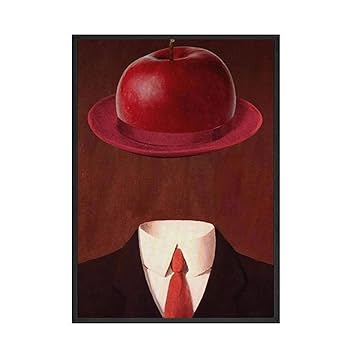 額装済/赤いモデル（ルネ マグリット） ルネ・マグリット 「赤いモデル」 [942156]のアート作品 - アフロ