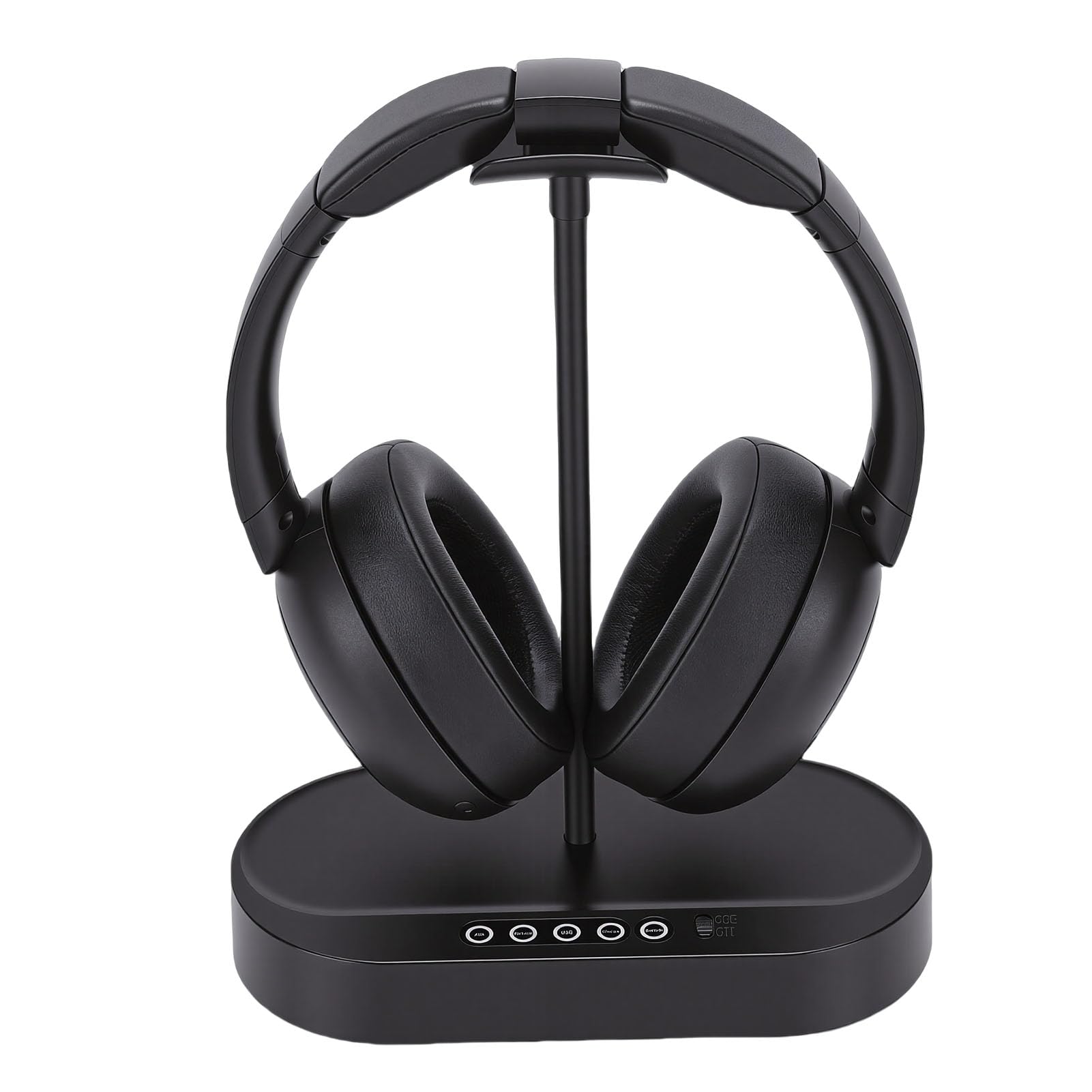 Sxhlseller Auriculares Inalámbricos para TV, con Base de Carga del Transmisor para Personas Mayores y Padres, Conexión óptica AUX Bluetooth 5.4, Tiempo de Reproducción de 40 Horas con