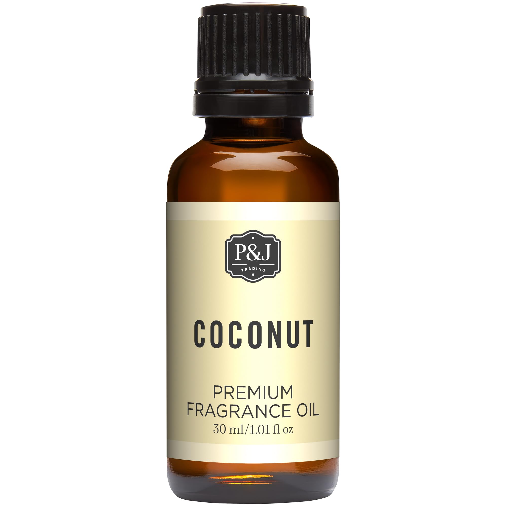 P&amp;J Trading - Coconut Scented Oil 30ml - Fragrance Oil for Candle Making, Soap Making, Diffuser Oil