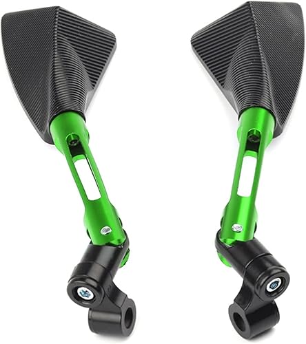 Miniatura 7 de Espejo universal motocicleta espejo CNC lateral retrovisor para Yamaha MT01 MT25 MT03 MT07 MT09 MT10 MT125 MT-125 (color verde, tamaño normal)