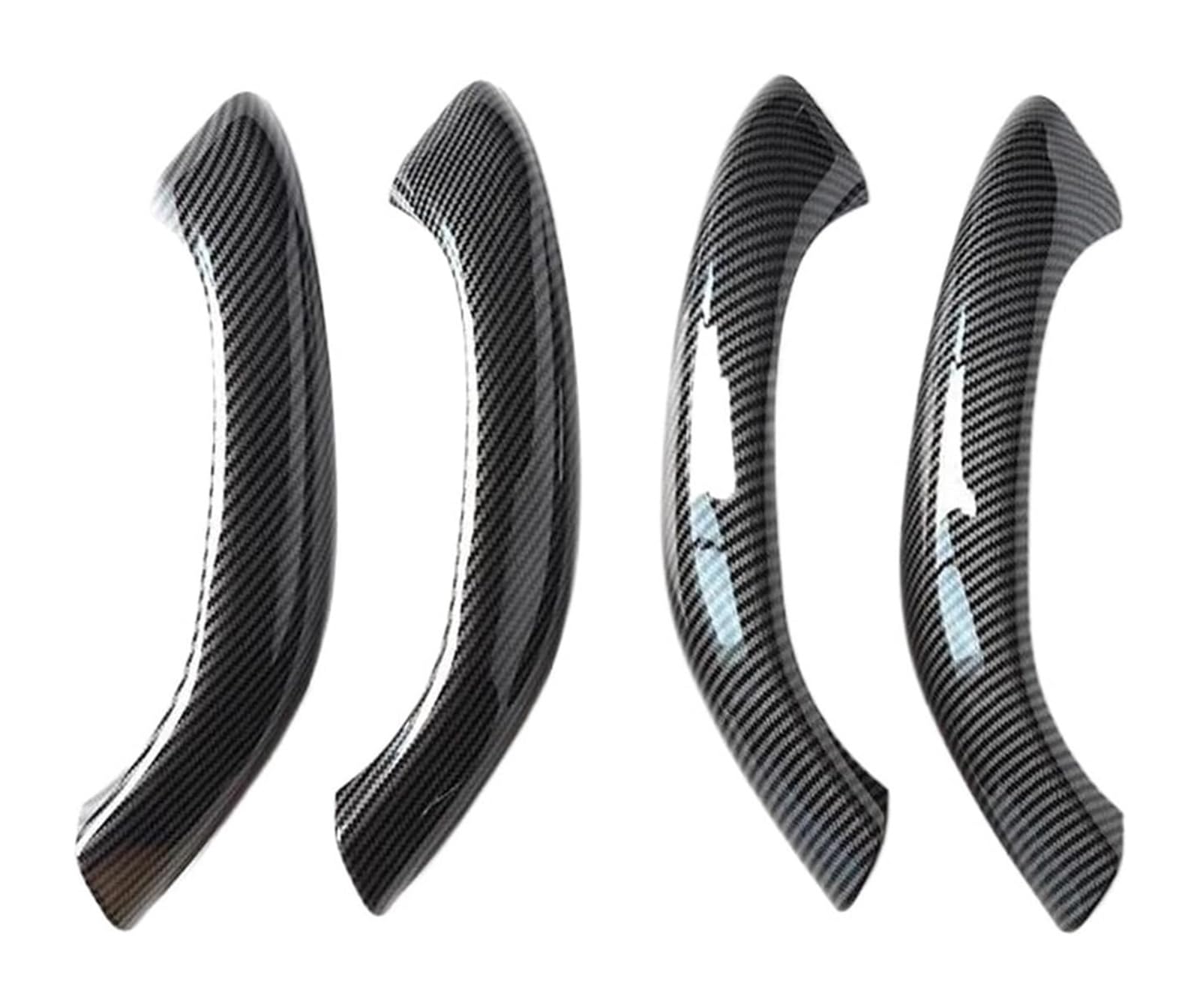 FANGZIQF Inner Door Pull Handles for X1 for X2 F48 F39 2016-2021 Car Door Handle Interior Pull Handles Cover Assembly(Carbon Fiber)