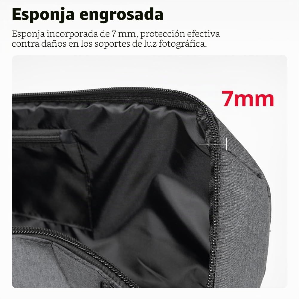 AMBITFUL versión ampliada trípode Bolsa de Transporte 100CM / 39.3inch para Soportes de luz, Soporte del Auge, Paraguas y Accesorios de fotografía trípode(100cm/39.3in) x (Φ22cm/8.66in)