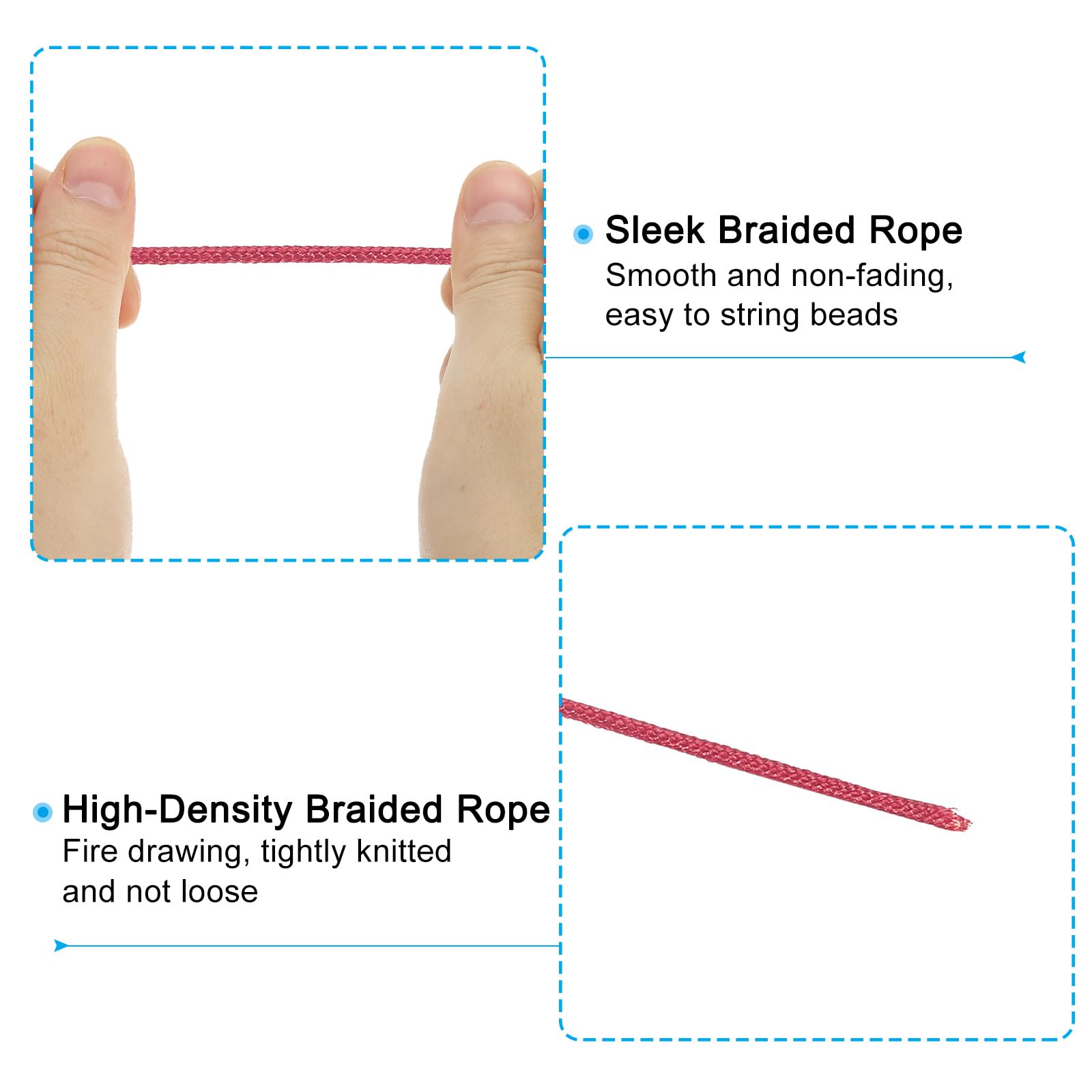 PATIKIL 1.5mm x 109 Yard Nylon Satin Cord - Image 3