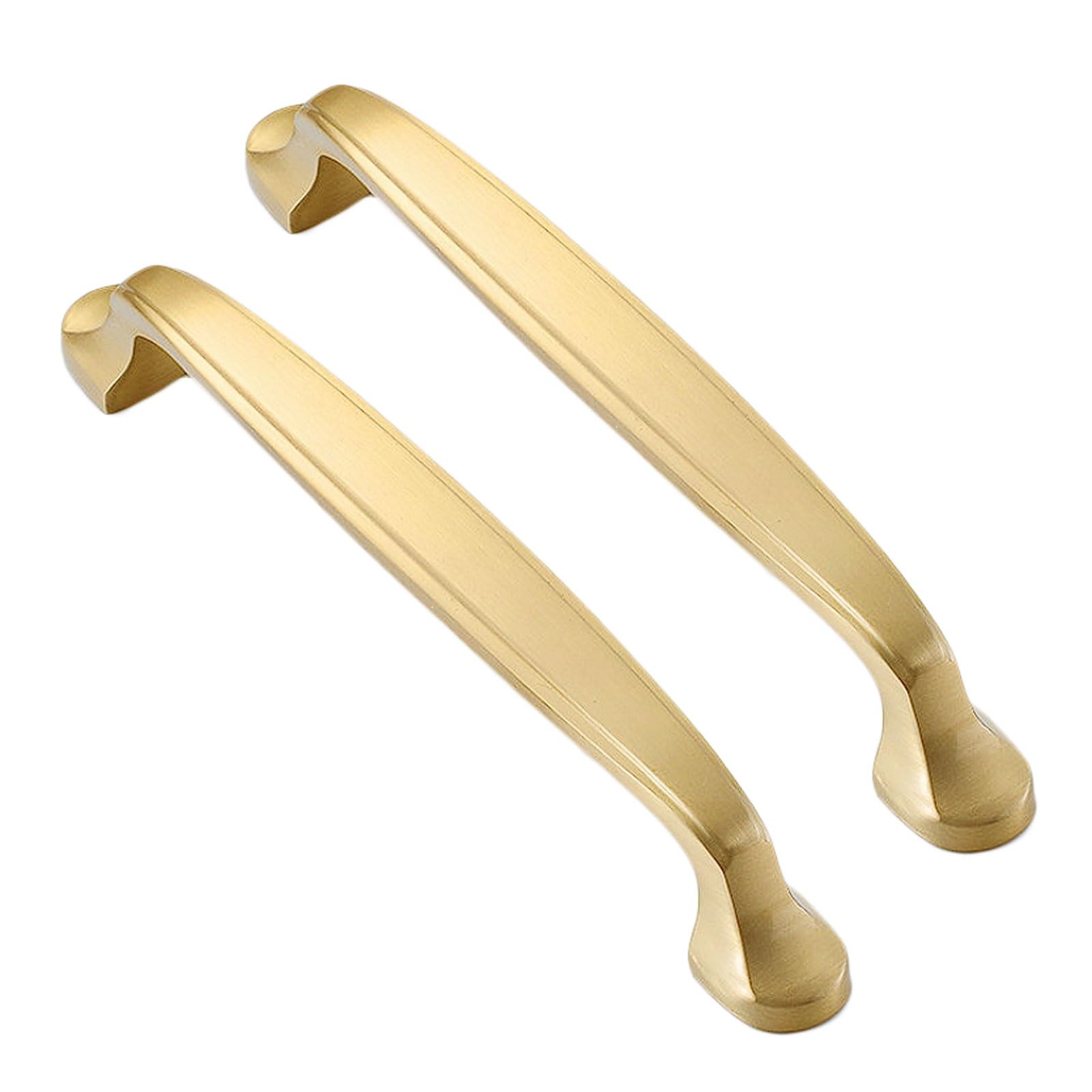 CHENHOJU Brass Retro Cabinet Pulls Vintage Style Ideal for Wardrobes, Dressers, and Kitchen Cabinets Drawer and Door Hardware Cabinet Pulls(155mm)