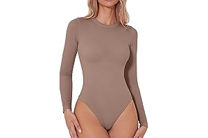 Women's Long Sleeve Seamless Bodysuit