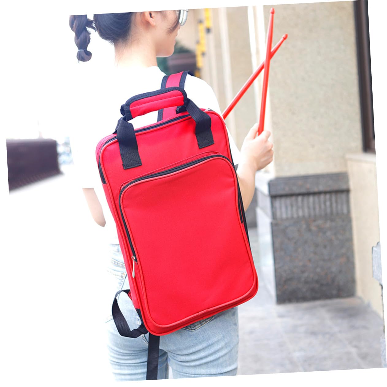 VANZACK Borsa Per Bacchette Custodia Per Bacchette Accessorio Per Batteria Capacità Leggero e Facile Da Trasportare