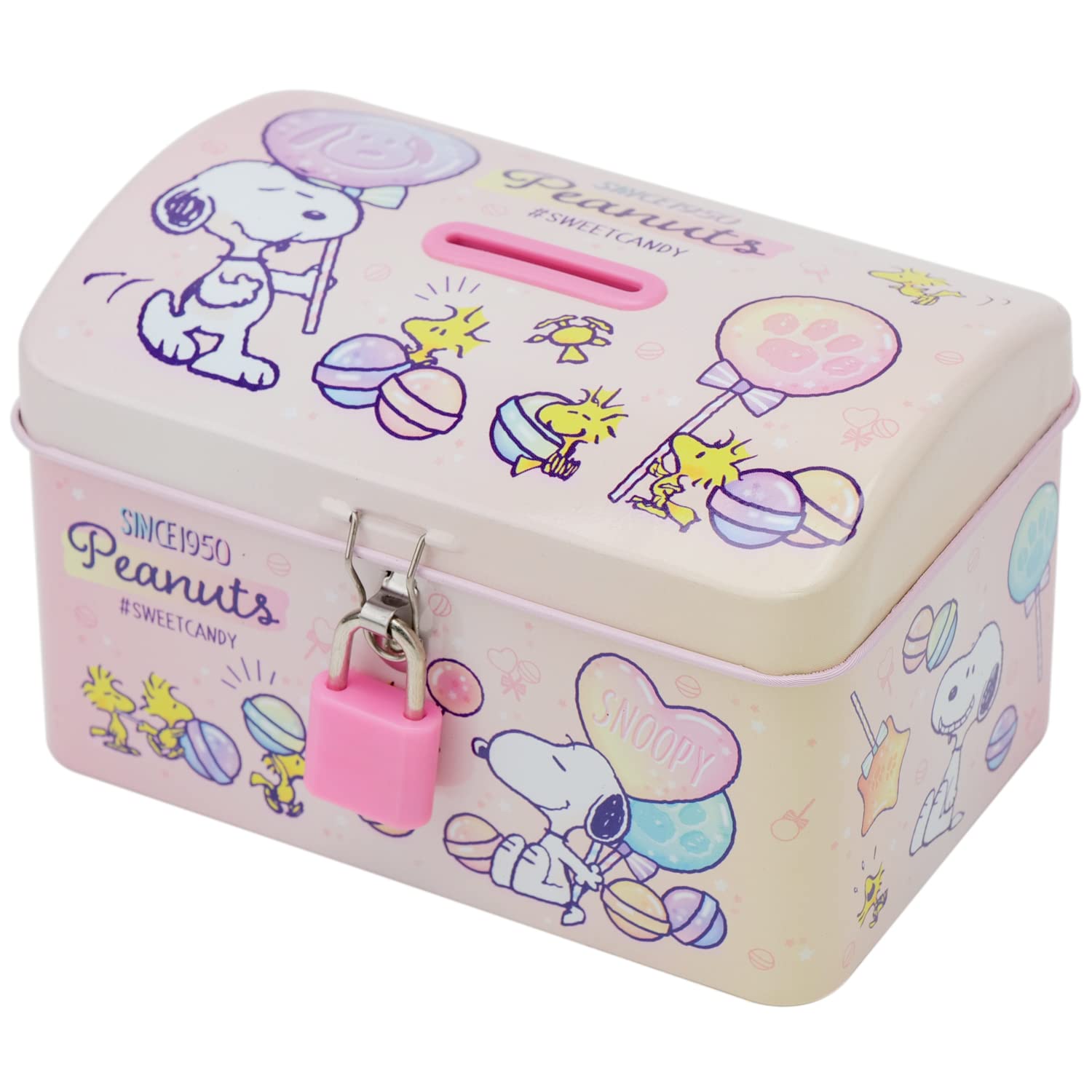 Amazon | ティーズファクトリー(T'S Factory) 貯金箱 スヌーピー 鍵