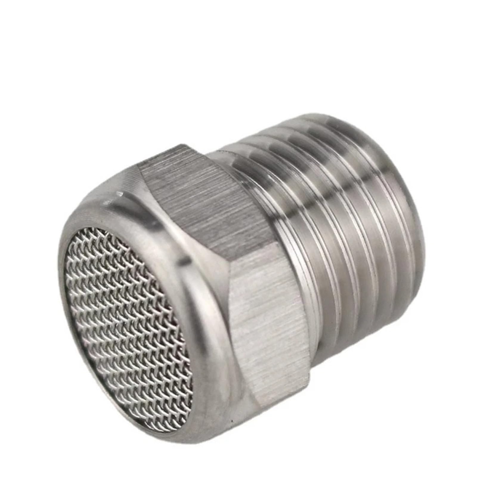 M5 1/8" 1/4" 3/8" 1/2" -2" BSP NPT Männlich Pneumatische Luft 304 316 Edelstahl Auspuff Schalldämpfer Passend Lärm Filter(BSPT SS304 Nets,2")