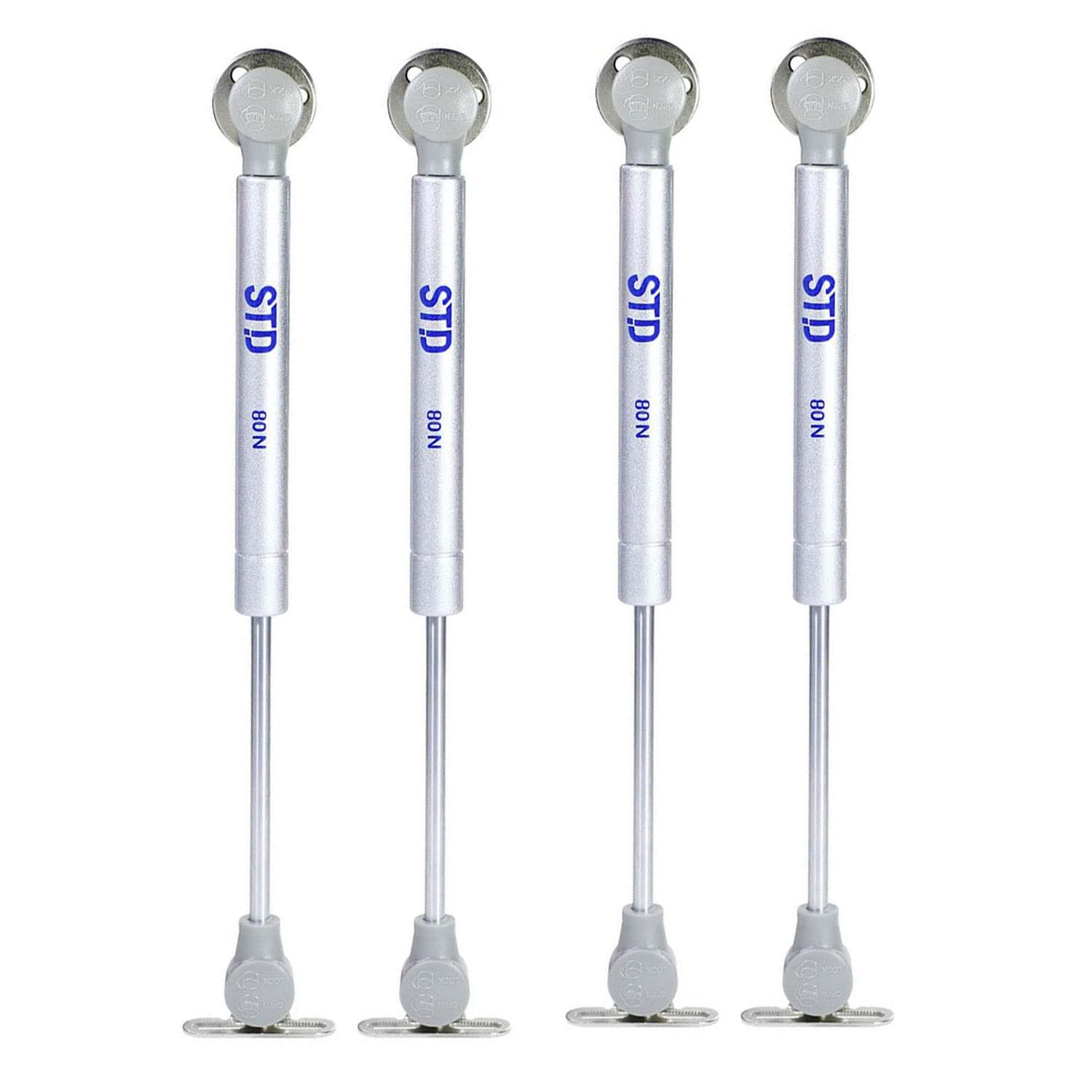 FEYZAYAPI 4 ADET STD Dolap Amortisörü Gazlı Piston Kapak Hidroliği 27 cm 80N