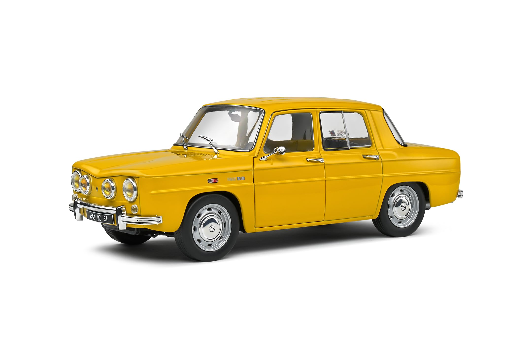 Solido Model Car Scale 1:18 Renault 8S Yellow : Amazon.in: Toys