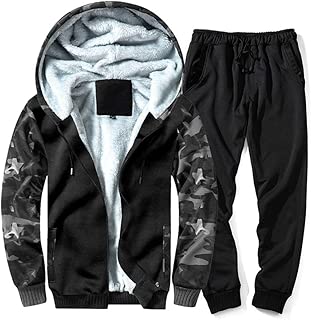 Men's Tracksuit Slim Two Pieces Hooded Coat Sports Tracksuit Set - coolthings.us
