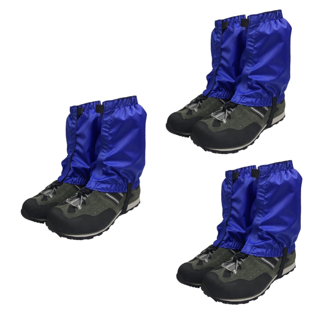 Yardwe Ghette coprigambe per Camminate sulla Neve ghetta da Passeggio Copriscarpe Impermeabile Copertura Antipioggia coprizaino Antipioggia ghetta per Escursioni all'aperto Black