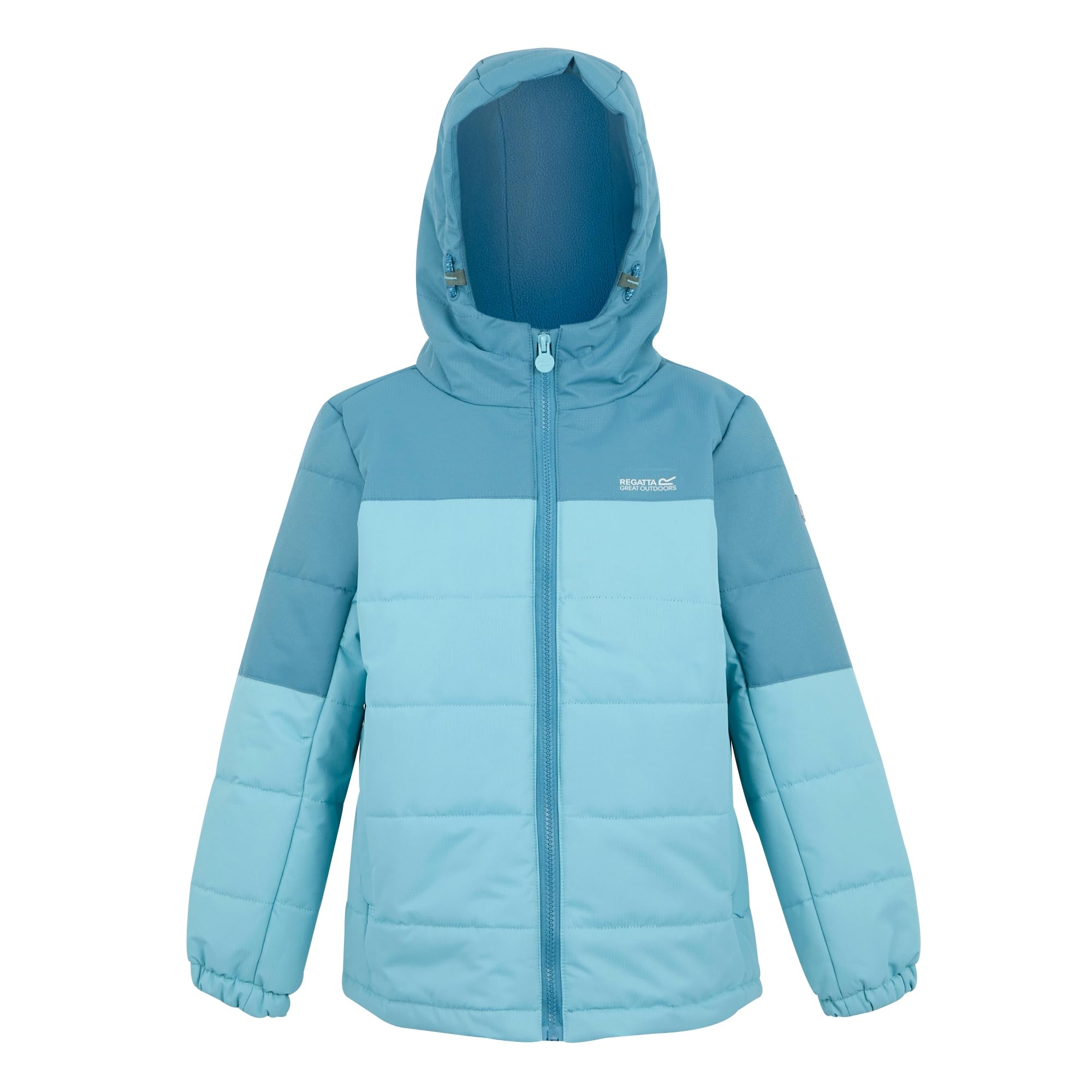 Regatta Storm Blue/Nordic Blue Kids Lofthouse Insulated Jacket Water Repellent Reflective Trims Winter Coat