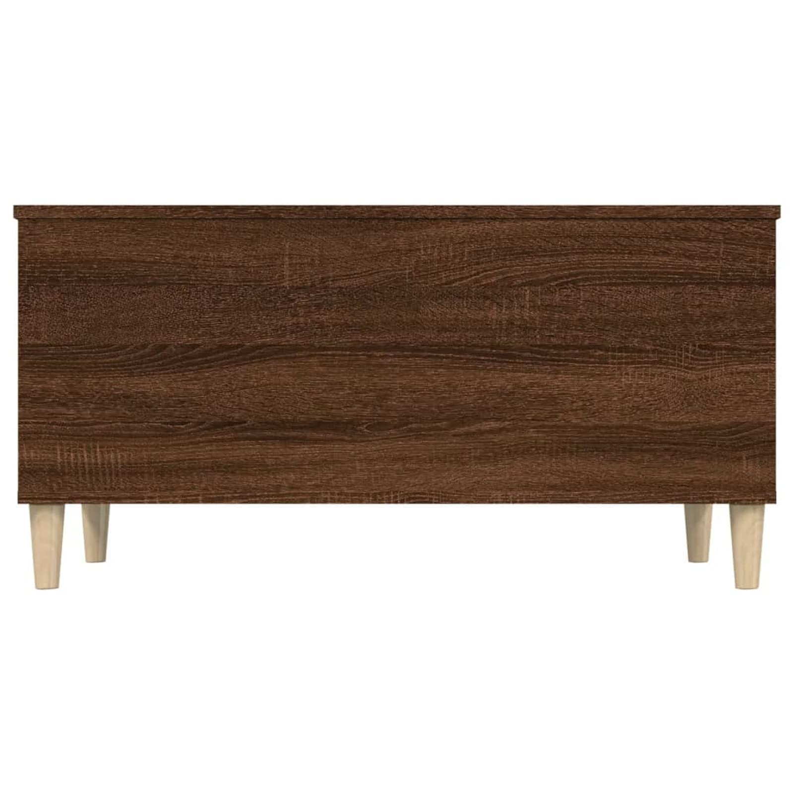 Homgoday Tavolino da caffè in rovere marrone, 90 x 44,5 x 45 cm, tavolino da caffè, tavolino da tè, per soggiorno, sala d'accoglienza degli ospiti, camera da letto e ufficio, mobili 983